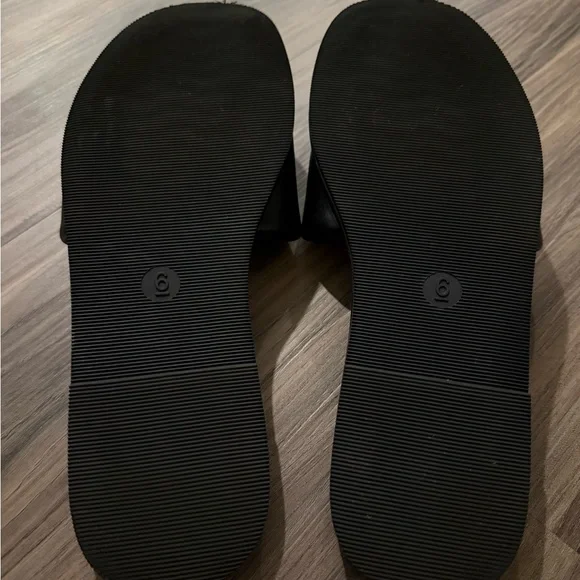 a new day Black Slide Sandals - Picture 4 of 5